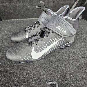 Nike Alpha Menace Pro 2 Football Cleats Black White Men's Size 12 CK4277-001